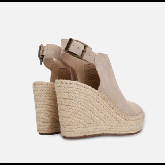 Kenneth Cole  OLIVIA SUEDE ESPADRILLE WEDGE - Picture 3 of 5